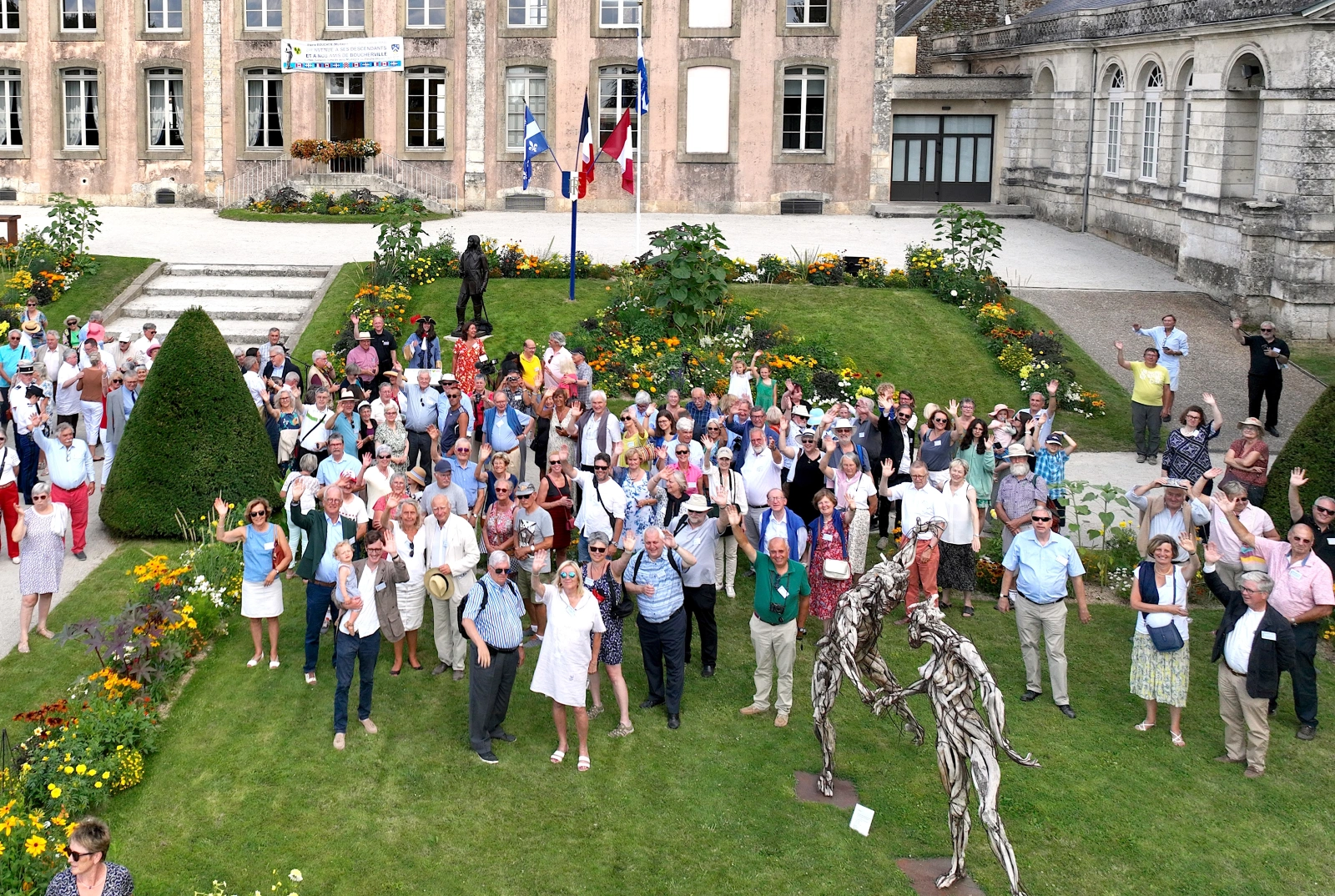 Commémorations Pierre Boucher 2022 à Mortagne-au-Perche / Crédit photo : Christophe Aubert