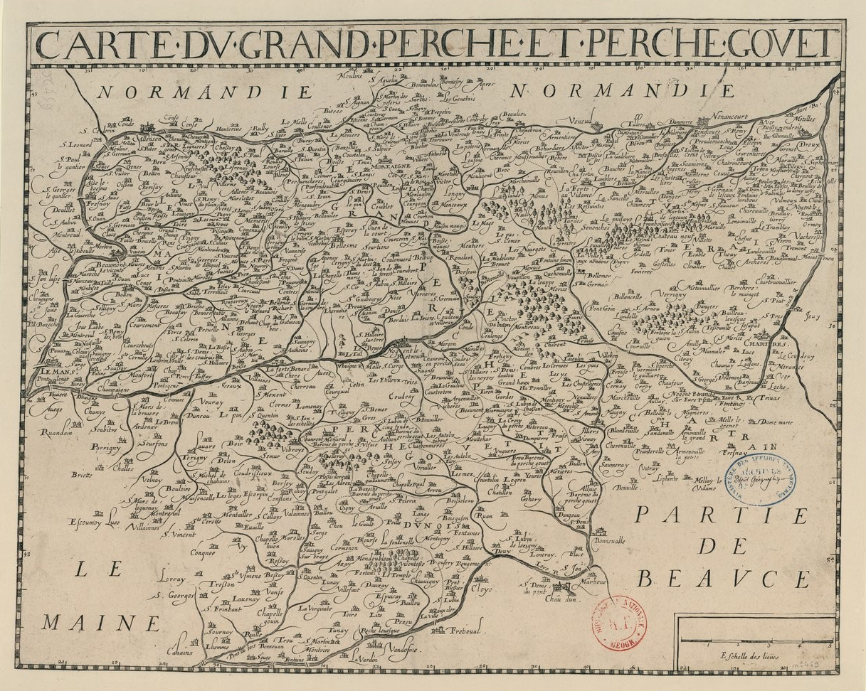 Carte du Grand Perche et Perche Gouet